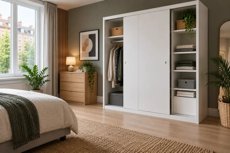 How to Assemble a KLEPPSTAD Wardrobe with Sliding Doors?